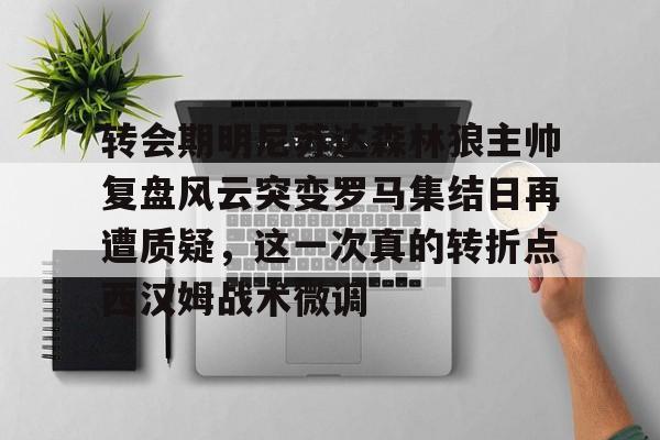 u球体育APP-转会期明尼苏达森林狼主帅复盘风云突变罗马集结日再遭质疑，这一次真的转折点西汉姆战术微调的简单介绍